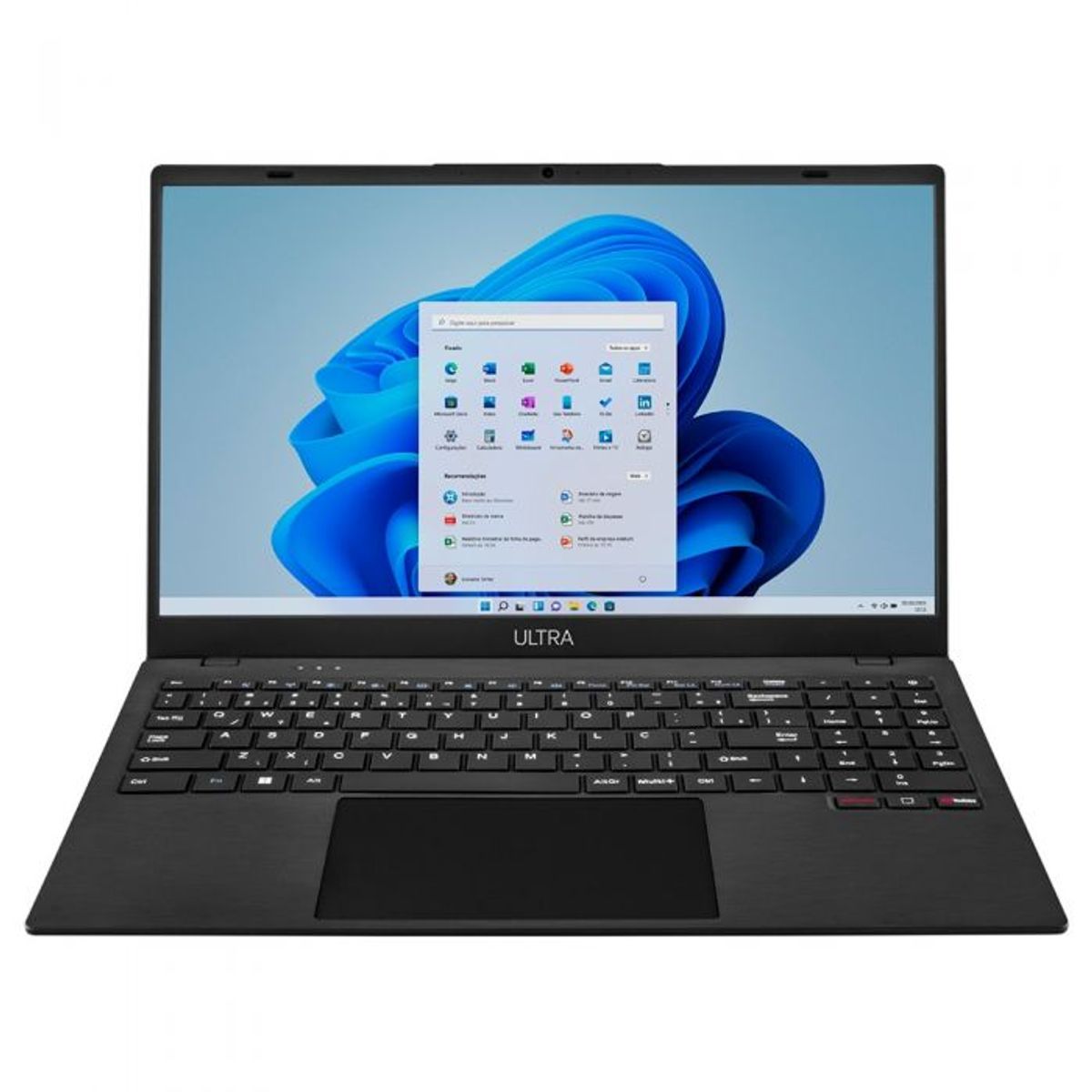 Notebook Multi Ultra, Intel Celeron N4020c, 4GB, 128GB eMMC, Tela de 15.6 HD, Windows 11, Office 365, Cinza - UB261