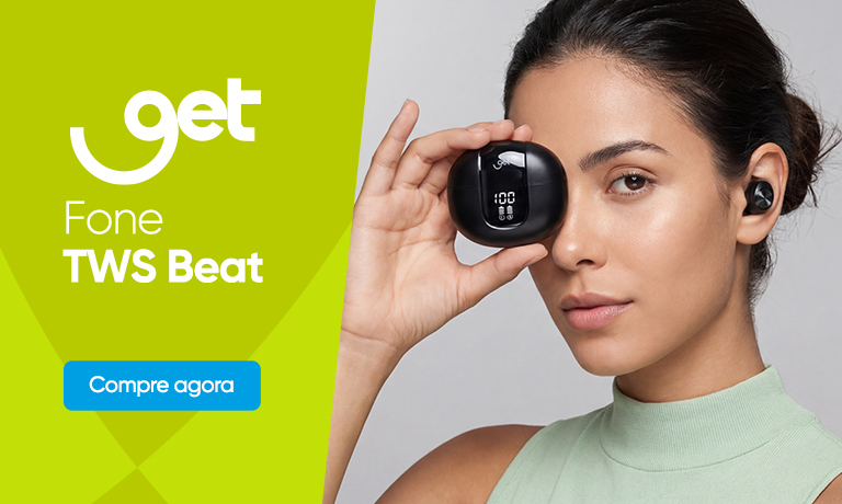 [GET] Fone Get Beat Preto - Destaque