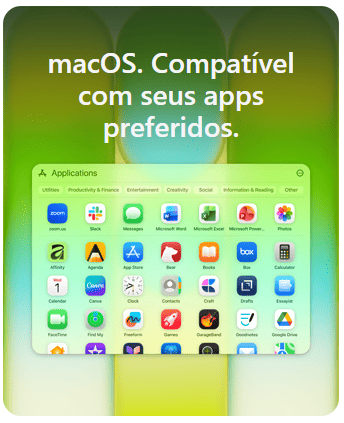 MacBook Neo Apple, Chip A18 PRO, CPU de 6 Núcleos, GPU de 5 Núcleos, SSD de 512 GB, Touch ID, Tela de 13 LED, Prateado - MHFC4BZ/A