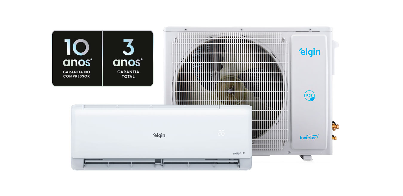 Ar Condicionado Eco Inverter 3 12000 Btus Elgin Wi-Fi Frio 220V