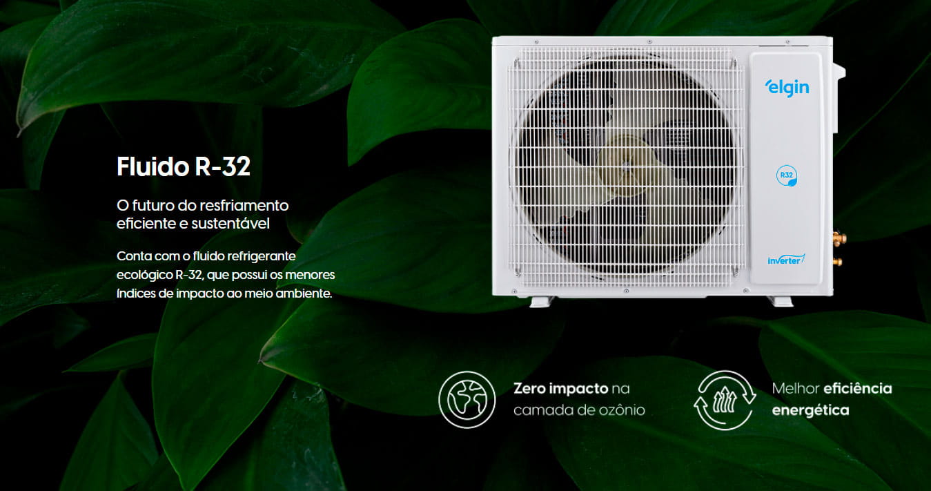 Ar Condicionado Eco Inverter 3 12000 Btus Elgin Wi-Fi Frio 220V