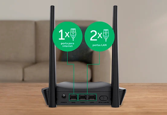 Roteador Wi-Fi TP-Link EX220 V2 Dual Band AX1800