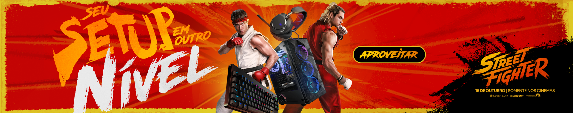 [PARCERIA] CAMPANHA GAMER - FILME STREAT FIGHET - Destaque