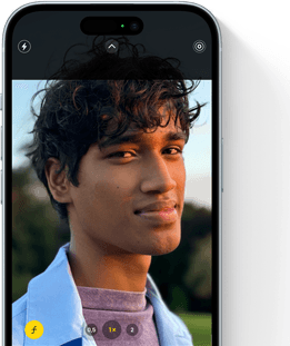iPhone 15 mostrando o modo Retrato