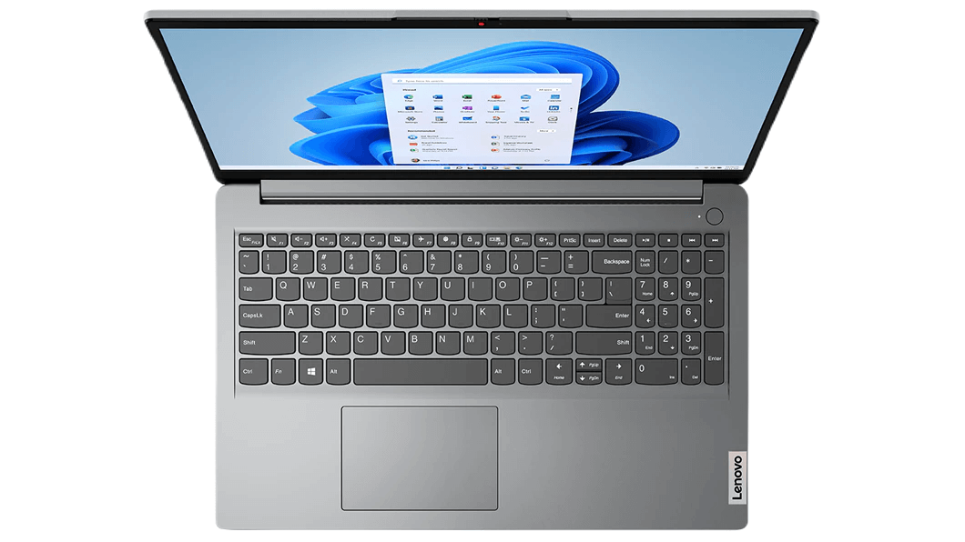Notebook Lenovo IdeaPad 1I, Intel Core i5-1235U, Tela 15.6 HD, 8GB DDR4, 512GB SSD, Windows 11, Cinza - 82VY000QBR
